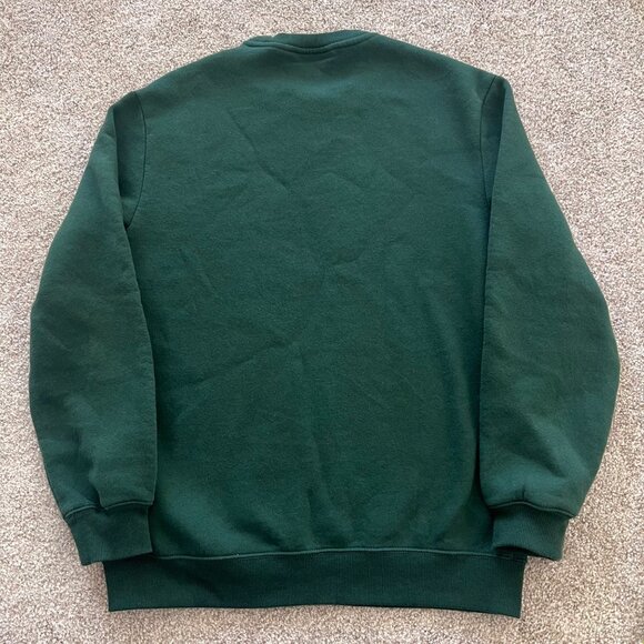 Minimalist Emerald Green Loungewear Cozy Unisex Sweatshirt S - Picture 2 of 7